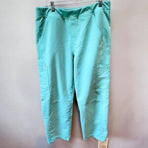 Figs Technical Collection Teal Scrub Bottom Pants-‎ Size M
